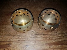 2 Teelichthalter massiv