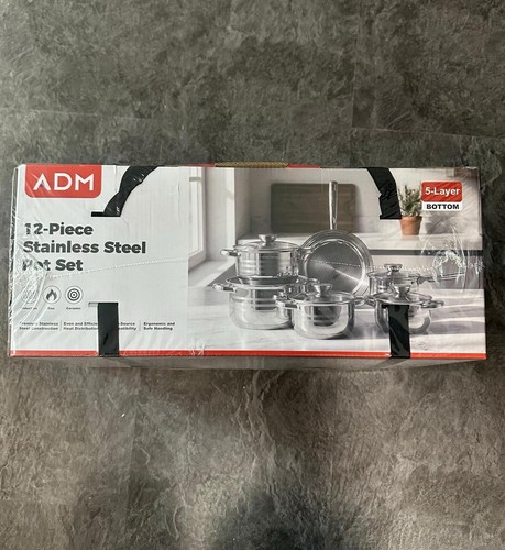 Adm topfset tlg edelstahl - adm,