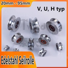 Edelstahl Seilrolle 20mm -