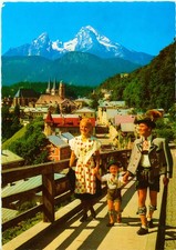 BY062-Ansichtskarte Berchtesgaden mit Watzmann Bayerische Alpen Königssee Ramsau