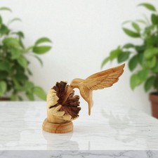 Holz kolibri figur - figur, –
