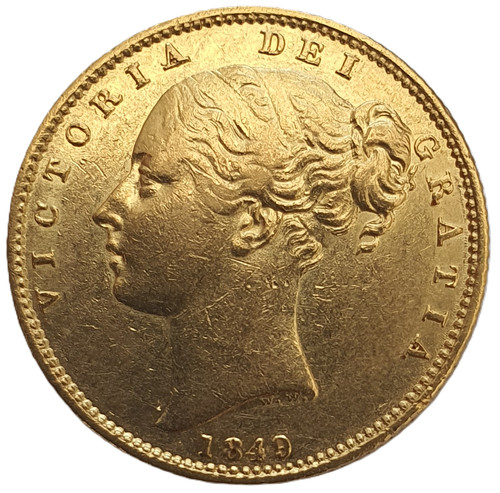 1849 queen victoria schild - 1849,