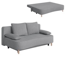 Schlafsofa - taupe - Federkern
