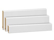 Sockelleiste Weiß MDF Modern