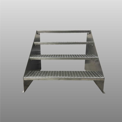 Stufige stahltreppe - 4-stufige,