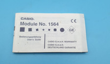 Casio 1564 Bedienungsanleitung