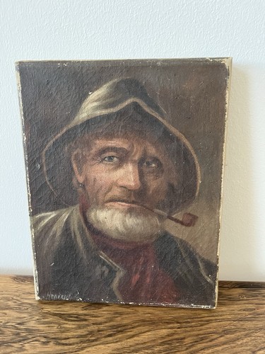 ölbild gemälde klein antik - gemälde,
