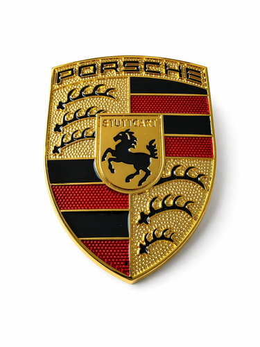 Porsche wappen emblem aus - emblem,