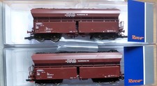 Roco 76059;  2 Selbstentladewagen Fals "RAG", gealtert,  in OVP /Y377