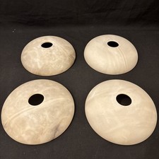 Antik Lampenschalen Marmor 4x