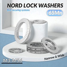 Nordlock Sicherungsscheiben Keilsicherungsscheiben 65Mn lamelle M3 M4 M5 M6-M56