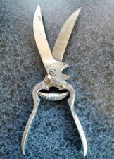 Retro - Geflügelschere mit Adlerkopf - Chrom - gebraucht