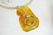 Bernstein Anhänger Natur