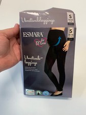 esmara® Damen Umstandsleggings schwarz Gr. 36/38 NEU in OVP #KARO