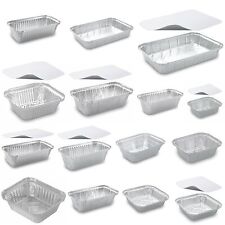 Alu-Servierschalen Menüschale Grillschale Auflaufschale mit ohne Deckel Auswahl