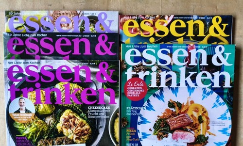 Zeitschrift magazin essen - 5x,