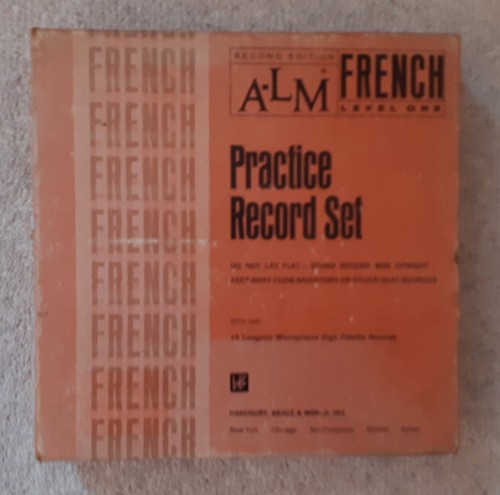 Alm french level one - one, second