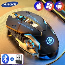 Aieach Bluetooth Maus Gaming Computer Wiederaufladbare Drahtlose Maus USB Mechan