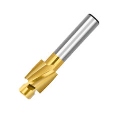 Flachsenker 4 Zähne Zapfensenker HSSAL CNC Schaftfräser Titan für Kupfer Alu