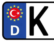 2x Kennzeichen Aufkleber TÜRKEI Turkey Türkiye Nummerschild Sticker
