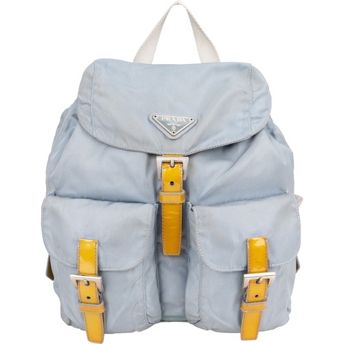 Prada blue nylon - prada, triangle
