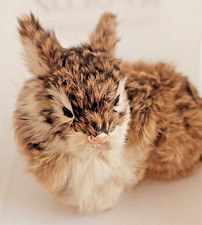 Vintage Hase liegend Echtfell