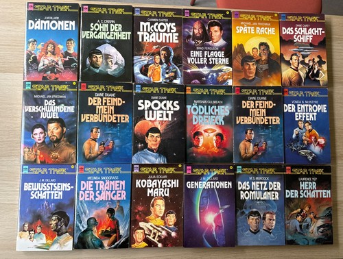 18x star trek heyne - star, trek,
