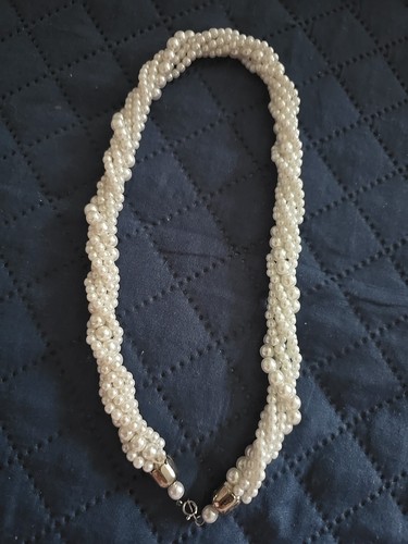 Perlenkette reihig mit - perlenkette,