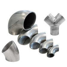 Edelstahl Rohrbogen 45 / 90 Grad V2A Schweißbogen Auspuff verschiedene Größen