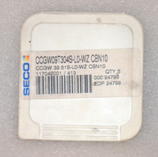 5x SECO Wendeplatten CCGW09T304S-L0-WZ CBN10 Neu/unbenutzt