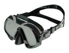 Atomic Aquatics Venom Tauchmaske für Apnoetauchen Scuba Schnorchel Schwarz/Grau