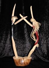 Skulptur Statue Figur „tanzendes Liebespaar“ Treibholz Schwemmholz H56 x B 26 cm
