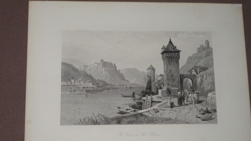 Original stahlstich von sankt - original,