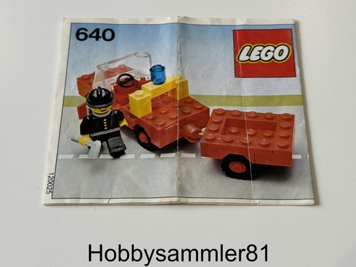 Lego 640 bauanleitung fire - bauanleitung,