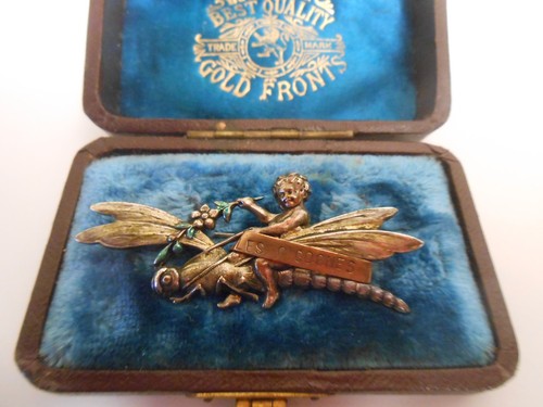 Cherub reitende libelle - cherub, les