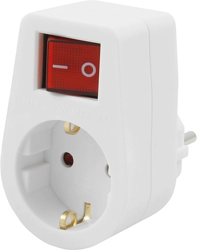 Steckdosenadapter mit schalter - steckdosenadapter,