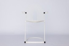 Swing Armchair by Jutta & Herbert Ohl for Lübke – 1980s German Design, White