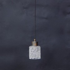 Kronleuchter Mono Licht Lampenschirm Glas Mit Kabel Länge 360 CM Natur Schick