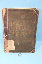 EISENBAHNATLAS VON MITTEL- EUROPA VERLAG A: DUNKNER LEIPZIG 1892