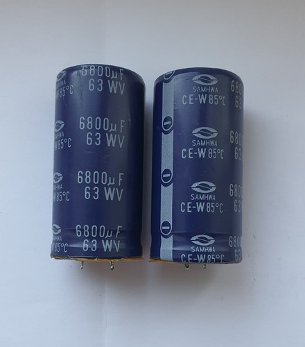Samhwa 6800uf 63v - 2x,