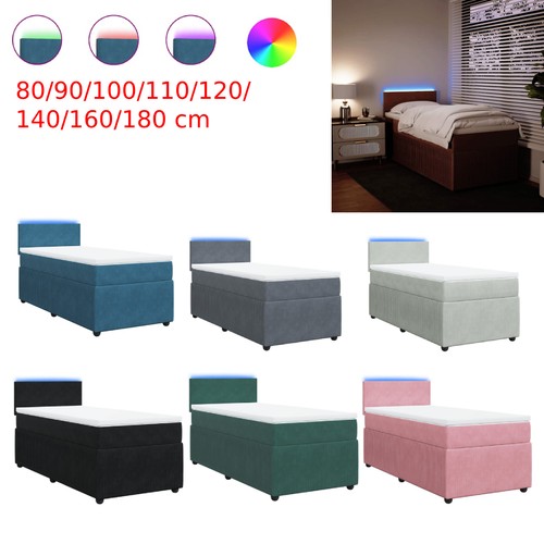 Samt boxspringbett - samt,