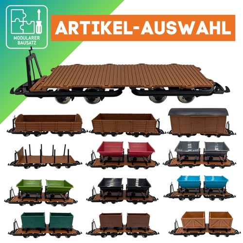 Feldbahn-Flachwagen