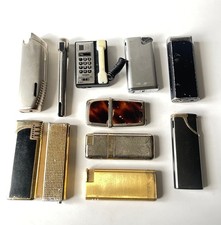 9) 10 alte Gasfeuerzeuge