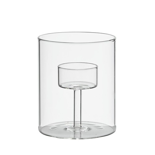 Windlicht zylinder aus glas - zylinder,
