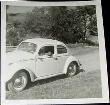 Foto 1962: VW-Käfer in Manrode Borgentreich Höxter Auto Oldtimer
