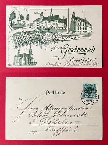 Litho rosswein 1898 - ak,