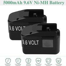 2X 5Ah 9.6V Ni-MH Akku für AEG BX9.6 B9.6 BXS9.6 MX9.6 BEST 9.6X Super BS2E 9.6T