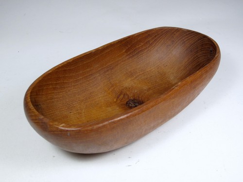 Teak holz schale vintage mid - vintage,