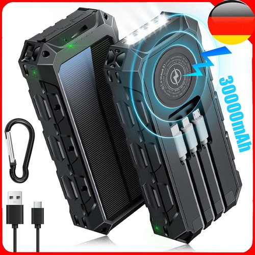 30000mah solar power bank - solar,