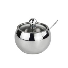 Edelstahl Zuckerdose